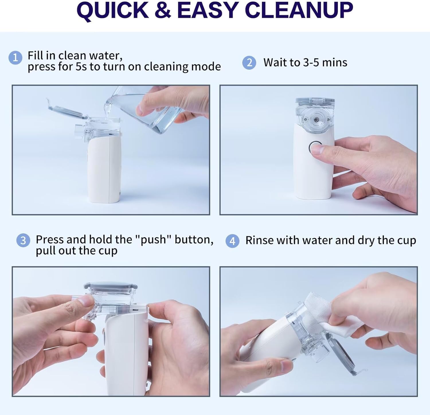 OWAREY Portable Mesh Nebulizer