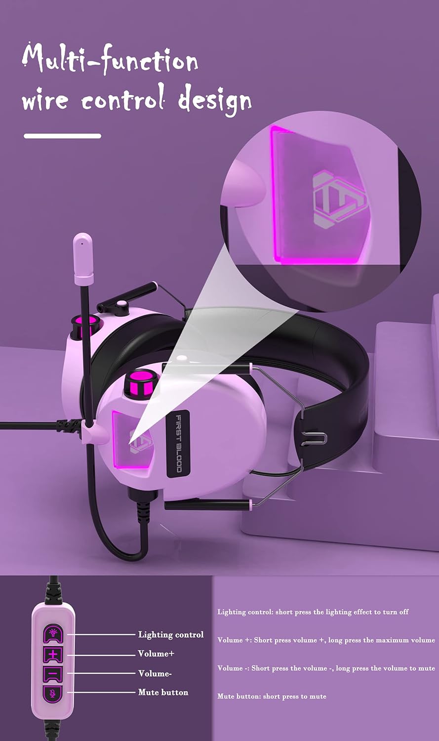 H10 7.1 Channel RGB Gaming Headset