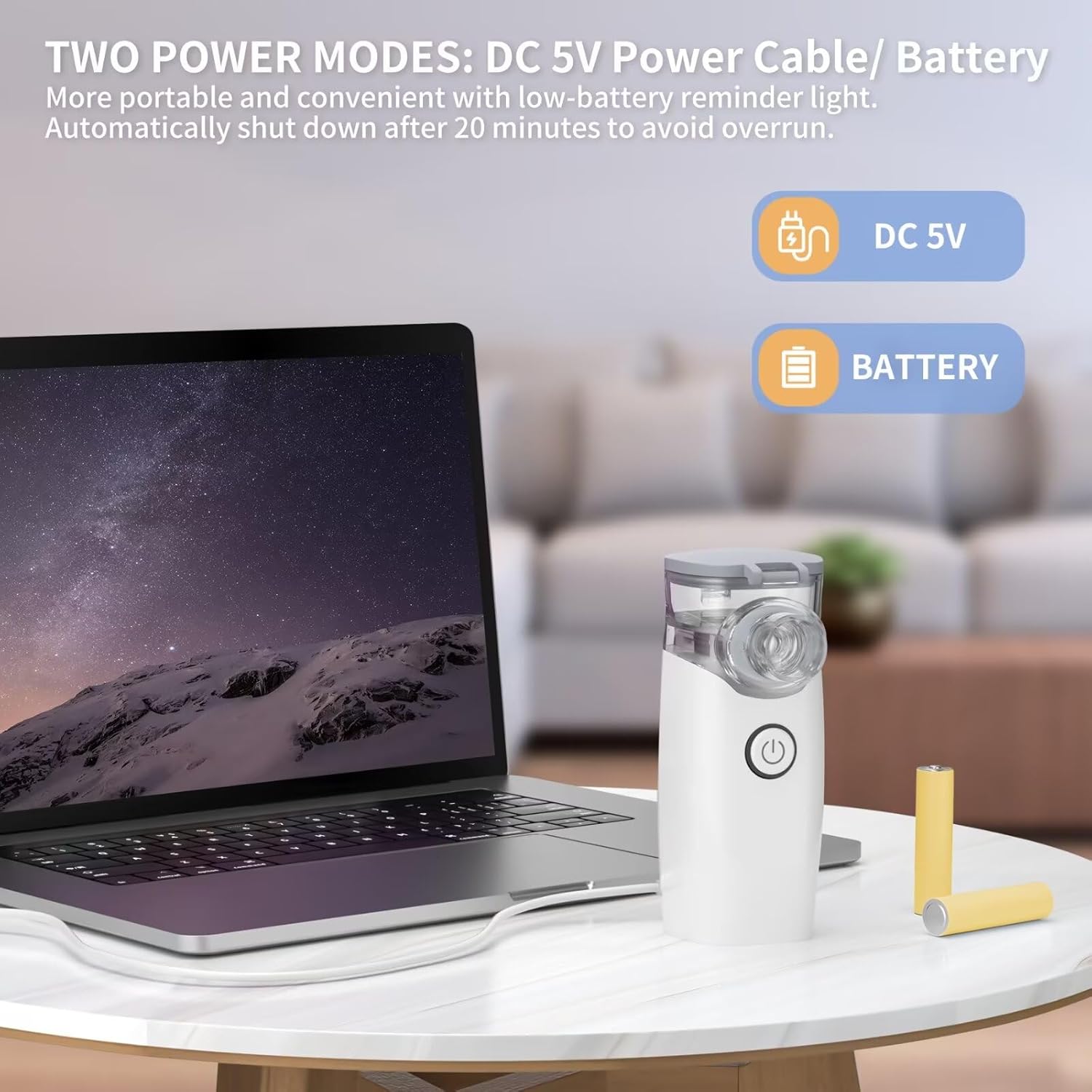 OWAREY Portable Mesh Nebulizer